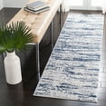thumbnail image 1 of SAFAVIEH Amelia Lester Abstract Runner Rug, Gray/Navy, 2'2" x 8', 1 of 11