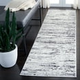 thumbnail image 1 of SAFAVIEH Amelia Lester Abstract Runner Rug, Light Gray/Charcoal, 2'2" x 14', 1 of 10