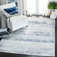 thumbnail image 1 of SAFAVIEH Amelia Manuel Geometric Area Rug, Gray/Light Blue, 3' x 3' Square, 1 of 11