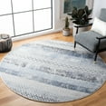 thumbnail image 1 of SAFAVIEH Amelia Manuel Geometric Area Rug, Gray/Light Blue, 9' x 9' Round, 1 of 10