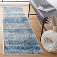 thumbnail image 1 of SAFAVIEH Amelia Manuel Geometric Runner Rug, Navy/Gray, 2'2" x 8', 1 of 11