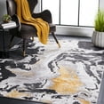 thumbnail image 1 of SAFAVIEH Amelia Morven Abstract Area Rug, Charcoal/Gold, 9' x 12', 1 of 11