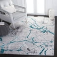 thumbnail image 1 of SAFAVIEH Amelia Pemala Abstract Area Rug, Gray/Aqua, 3' x 5', 1 of 13