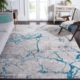 thumbnail image 1 of SAFAVIEH Amelia Pemala Abstract Area Rug, Gray/Aqua, 9' x 12', 1 of 13