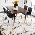 thumbnail image 1 of SAFAVIEH Amelia Pemala Abstract Area Rug, Gray/Gold, 8' x 8' Square, 1 of 12