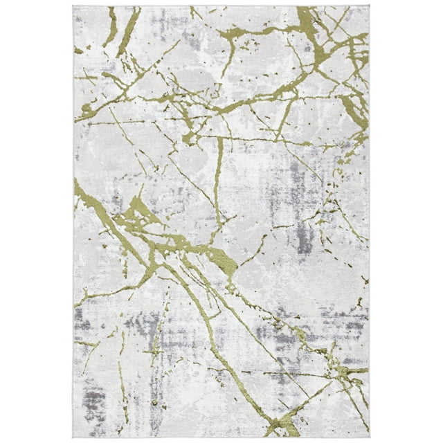 SAFAVIEH Amelia Pemala Abstract Area Rug, Grey/Green, 3' x 5'