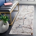 thumbnail image 1 of SAFAVIEH Amelia Pemala Abstract Runner Rug, Gray/Blue Gold, 2' x 10', 1 of 11