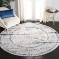 thumbnail image 1 of SAFAVIEH Amelia Romeo Abstract Area Rug, Gray/Blue, 6'7" x 6'7" Round, 1 of 11