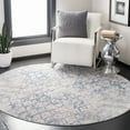 thumbnail image 1 of SAFAVIEH Amelia Roslyn Abstract Area Rug, Light Gray/Blue, 11' x 11' Round, 1 of 10