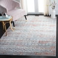 thumbnail image 1 of SAFAVIEH Amelia Scott Geometric Area Rug, Gray/Rust, 9' x 12', 1 of 10