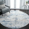 thumbnail image 1 of SAFAVIEH Amelia Seamus Distressed Area Rug, Ivory/Blue, 6'7" x 6'7" Round, 1 of 11