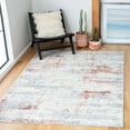 thumbnail image 1 of SAFAVIEH Amelia Topher Abstract Area Rug, Ivory/Rust, 5'5" x 7'7", 1 of 12