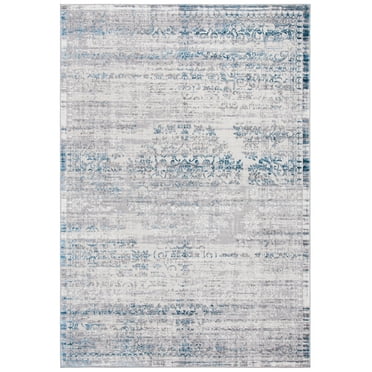 SAFAVIEH Amelia Toria Floral Area Rug, Grey/Blue, 9' x 12'