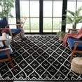 thumbnail image 1 of Safavieh Amherst Amina Geometric Area Rug, Black/Creme, 5'3" x 8', 1 of 6