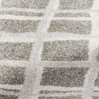 Safavieh Amherst Brody Geometric Area Rug, Gray/Ivory, 7' x 7' Round