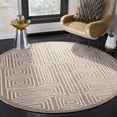 thumbnail image 1 of Safavieh Amherst Dawa Geometric Area Rug, Wheat/Beige, 7' x 7' Round, 1 of 7