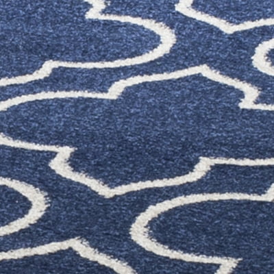 Safavieh Amherst Gorden Geometric Area Rug, Navy/Ivory, 8' x 10'