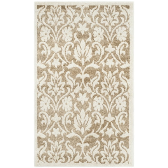 SAFAVIEH Amherst Jerrald Geometric Area Rug, Wheat/Beige, 3' x 5'
