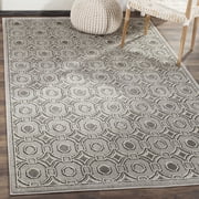 Safavieh Amherst Kenesa Geometric Area Rug, Light Gray/Ivory, 5'3" x 8'