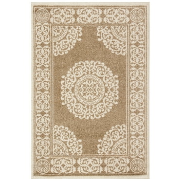 SAFAVIEH Amherst Lairos Oriental Area Rug, Wheat, 4' x 6'