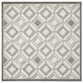 thumbnail image 1 of SAFAVIEH Amherst Marla Geometric Area Rug, Ivory/Light Grey, 7' x 7' Square, 1 of 5