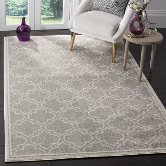 Safavieh Amherst Mason Geometric Area Rug, Light Gray/Ivory, 2'6" x 4'