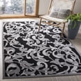 thumbnail image 1 of Safavieh Amherst Millard Floral Area Rug, Anthracite/Light Gray, 7' x 7' Square, 1 of 9