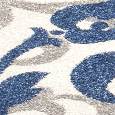 Safavieh Amherst Millard Floral Area Rug, Ivory/Navy, 5'3" x 8'