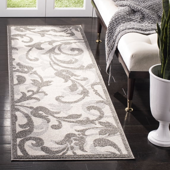 Safavieh Amherst Millard Floral Runner Rug, Ivory/Gray, 2'3" x 7'