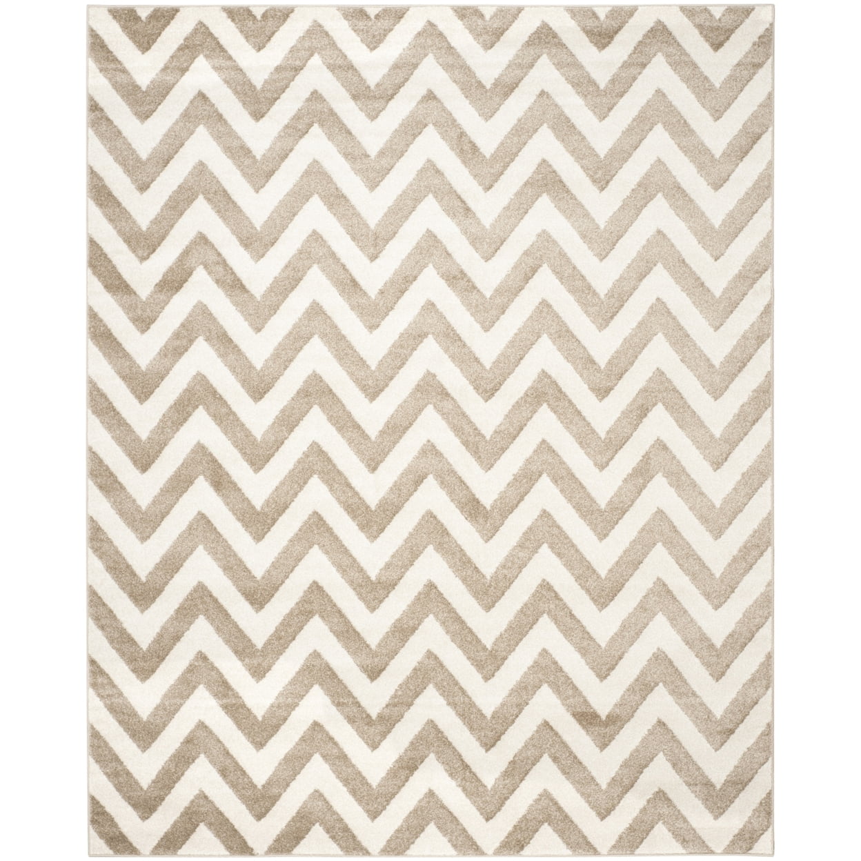 Amherst Wheat & Beige Geometric Synthetic 30" Area Rug