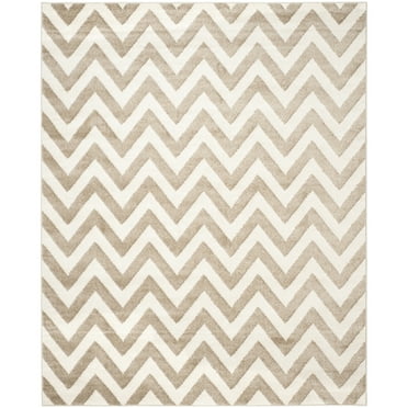 SAFAVIEH Amherst Peronal Geometric Area Rug, Wheat/Beige, 4' x 6'
