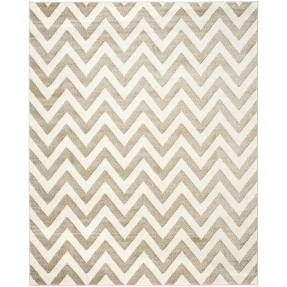 SAFAVIEH Amherst Peronal Geometric Area Rug, Wheat/Beige, 4' x 6'