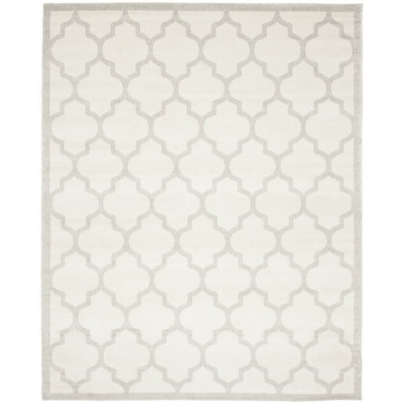 SAFAVIEH Amherst Roderick Geometric Area Rug, Beige/Light Grey, 11' x 15'