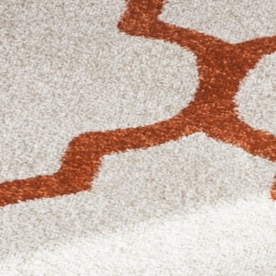 Safavieh Amherst Roderick Geometric Area Rug, Beige/Orange, 2'6" x 4'