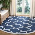 thumbnail image 1 of Safavieh Amherst Roderick Geometric Area Rug, Navy/Beige, 7' x 7' Round, 1 of 11