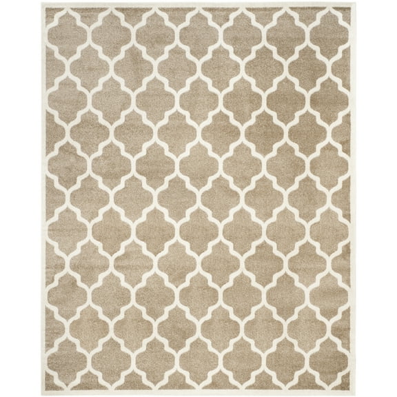 SAFAVIEH Amherst Roderick Geometric Area Rug, Wheat/Beige, 9' x 12'