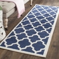 thumbnail image 1 of Safavieh Amherst Roderick Geometric Runner Rug, Navy/Beige, 2'3" x 7', 1 of 10