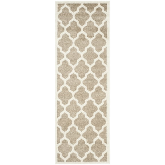SAFAVIEH Amherst Roderick Geometric Runner Rug, Wheat/Beige, 2'3" x 8'