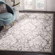Safavieh Amherst Rosabel Geometric Area Rug, Dark Gray/Beige, 5'3" x 8'