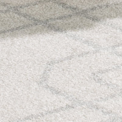 Safavieh Amherst Roseann Geometric Area Rug, Ivory/Light Gray, 7' x 7' Round