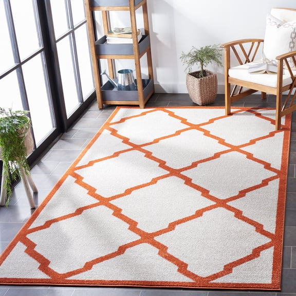 Safavieh Amherst Sharalyn Geometric Area Rug, Beige/Orange, 2'6" x 4'