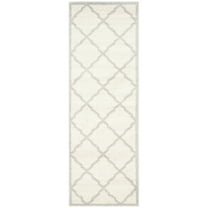 SAFAVIEH Amherst Sharalyn Geometric Runner Rug, Beige/Light Grey, 2'3" x 7'