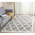thumbnail image 1 of SAFAVIEH Amherst Sophia Geometric Area Rug, Dark Grey/Beige, 4' x 6', 1 of 5