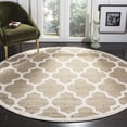 thumbnail image 1 of Safavieh Amherst Sophia Geometric Area Rug, Wheat/Beige, 7' x 7' Round, 1 of 8