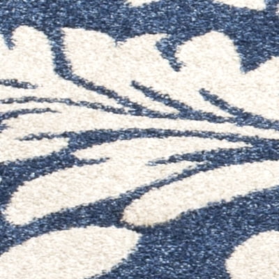 Safavieh Amherst Thorburn Floral Area Rug, Navy/Ivory, 7' x 7' Square