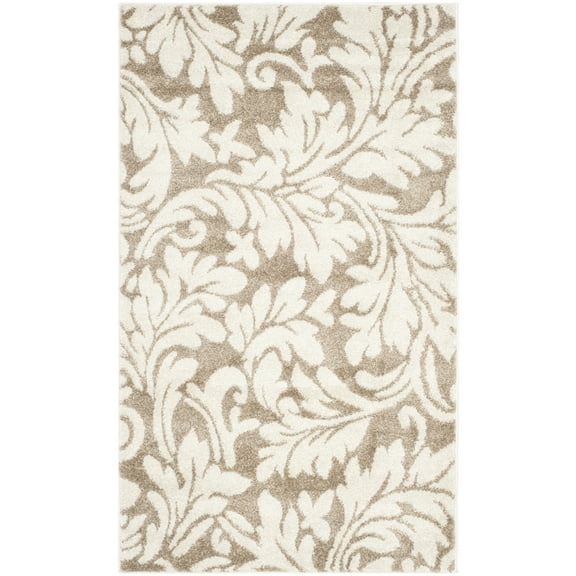 SAFAVIEH Amherst Thorburn Floral Area Rug, Wheat/Beige, 3' x 5'