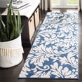 thumbnail image 1 of Safavieh Amherst Thorburn Floral Runner Rug, Navy/Ivory, 2'3" x 7', 1 of 12
