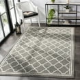 thumbnail image 1 of Safavieh Amherst Trina Geometric Area Rug, Dark Gray/Beige, 3' x 3' Square, 1 of 9