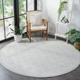 thumbnail image 1 of Safavieh Amherst Trina Geometric Area Rug, Light Gray/Beige, 3' x 3' Round, 1 of 9