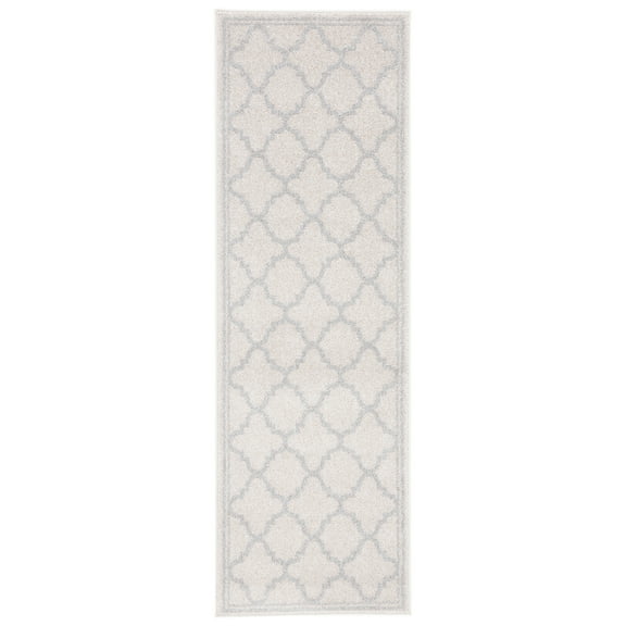 SAFAVIEH Amherst Trina Geometric Runner Rug, Beige/Light Grey, 2'3" x 11'